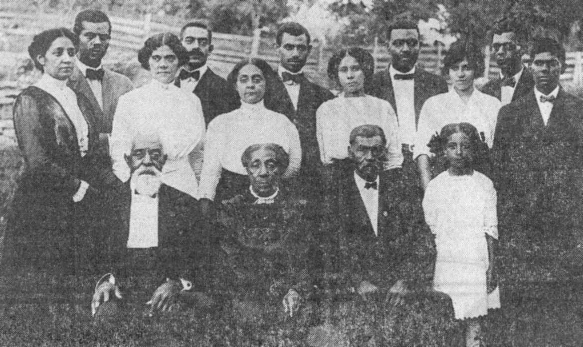 Moses McKissack and his family.